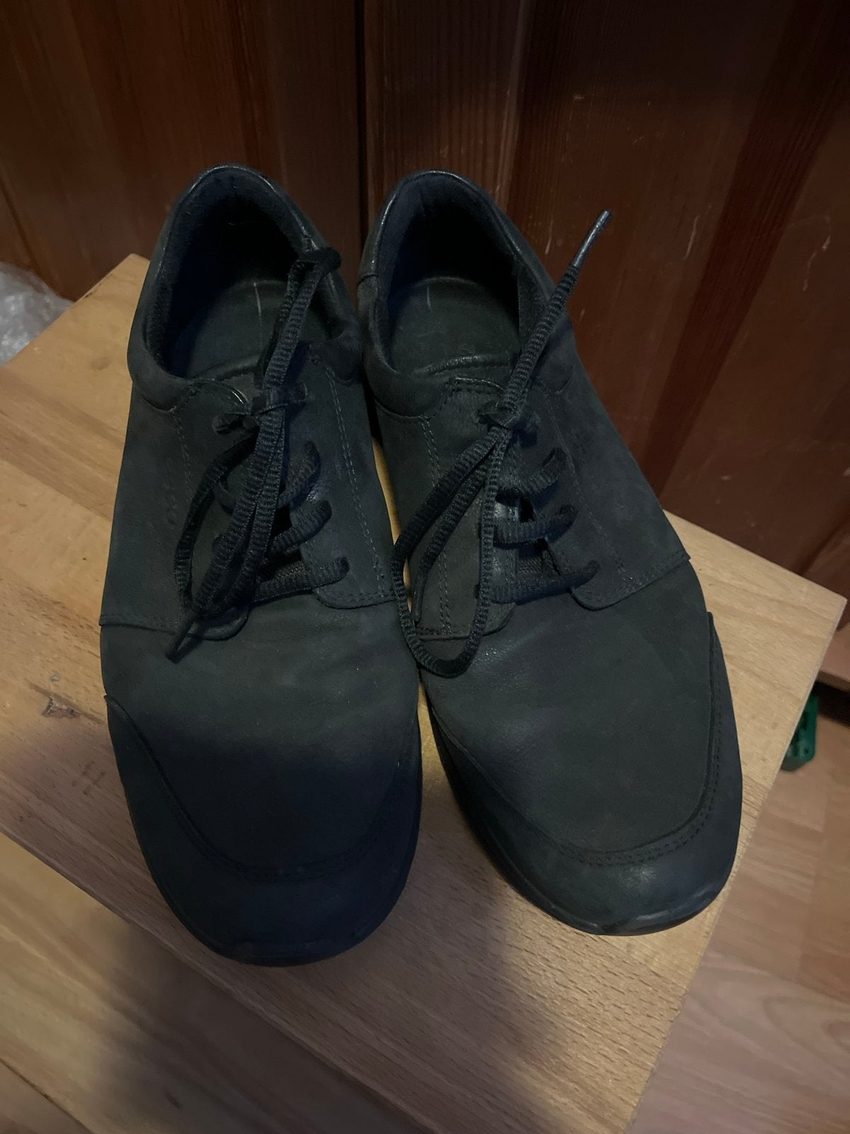 ECCO zwarte veterschoenen - Maat 42, Ophalen, Gedragen, Zwart, Overige typen
