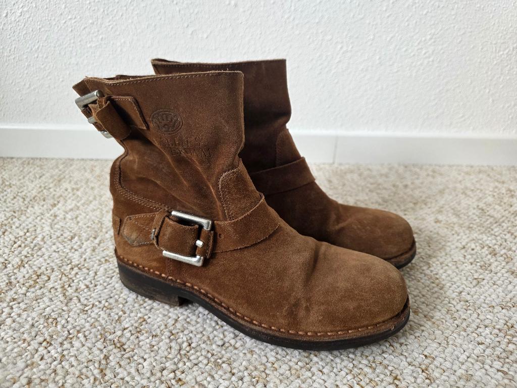Stoere bruine Shabbies laarsjes maat 37, Shabbies, Bruin, Lage of Enkellaarzen, Ophalen of Verzenden