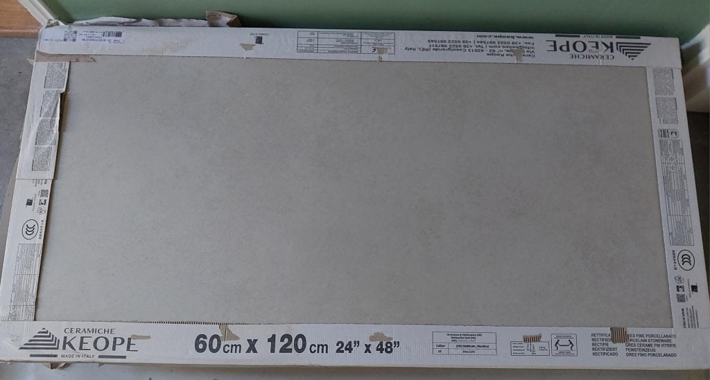 Vloer-/wandtegel 120cm x 60cm, Ophalen, 60 cm of meer, Nieuw, 10 m² of meer