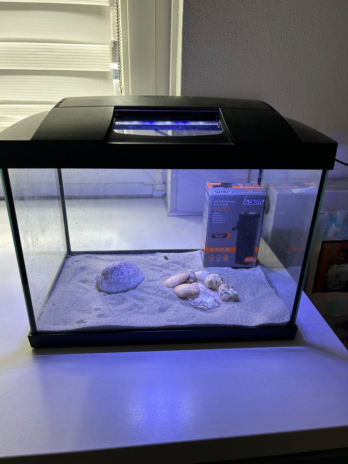 Aquarium 36x23x25, Ophalen, Leeg aquarium