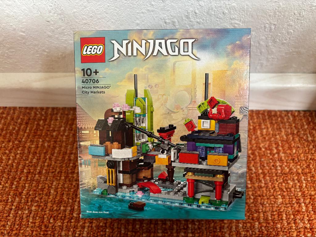Lego 40706 - Micro NINJAGO Stadsmarkten NIEUW & VERZEGELD!!!, Ophalen of Verzenden, Nieuw, Complete set, Lego