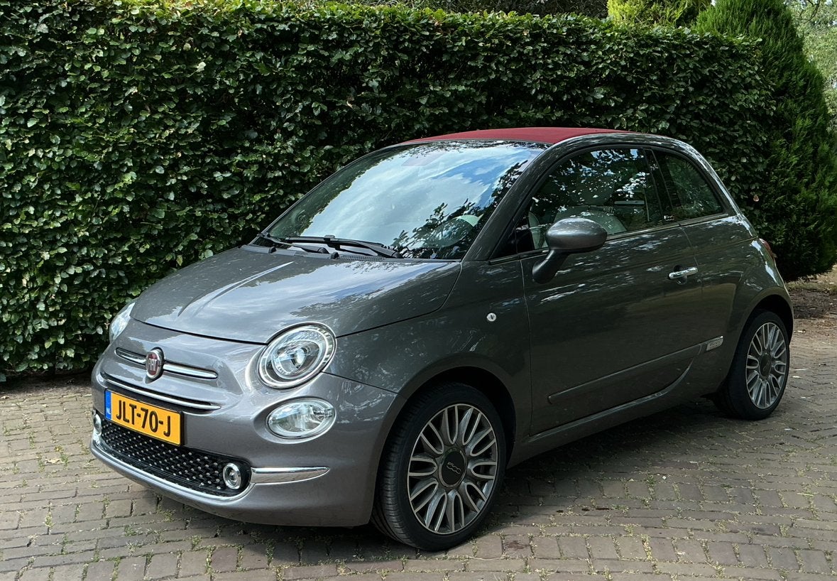 Fiat 500 1.2 69pk 2019 Grijs, Voorwielaandrijving, 1242 cc, 4 cilinders, 4 stoelen
