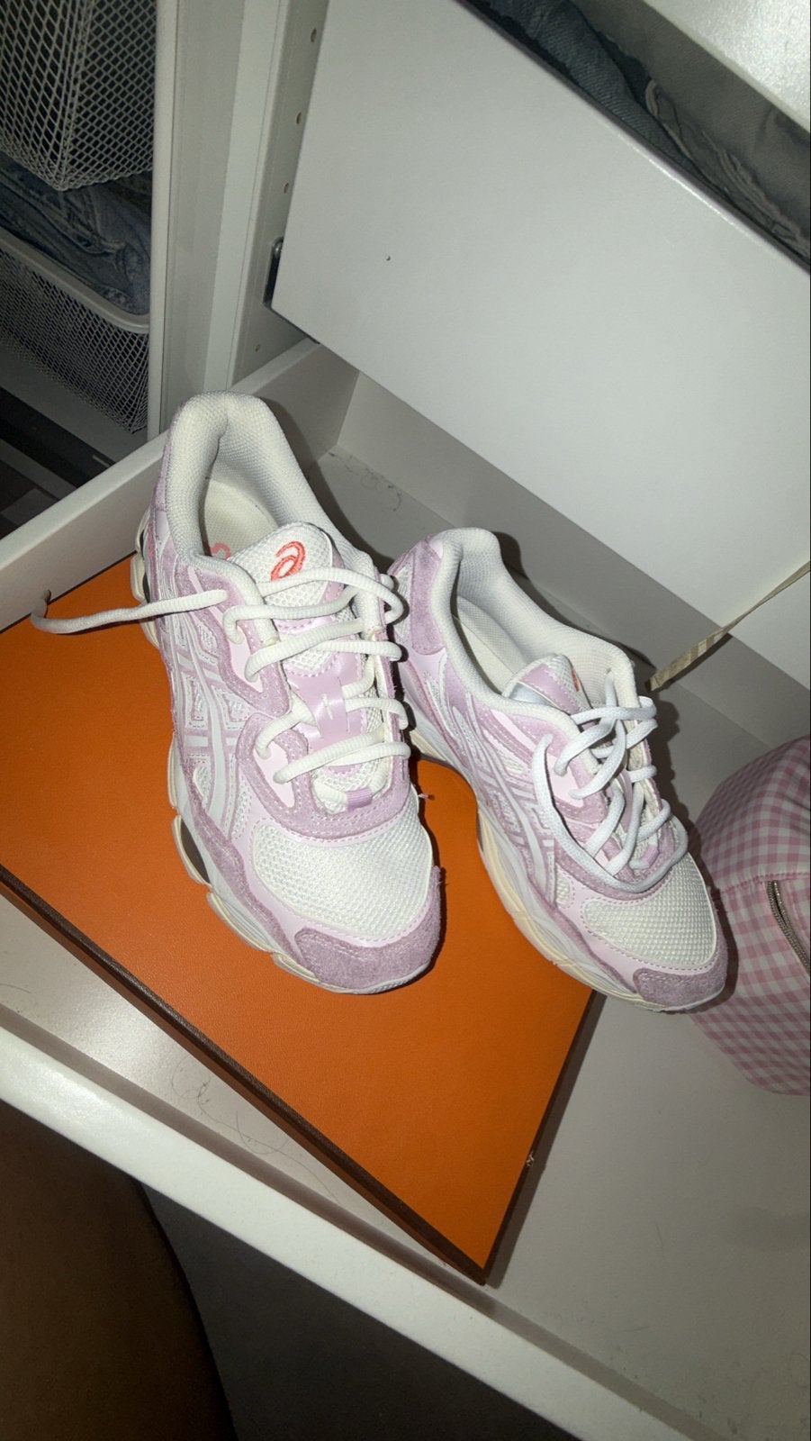 ASICS sneakers maat 39 - Roze/Wit, Ophalen of Verzenden, Gedragen, Roze, Sneakers of Gympen
