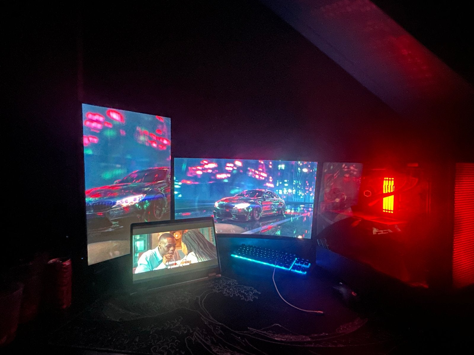 Complete Gaming Setup met Monitor, PC en Accessoires, Ophalen, 32 GB, Zo goed als nieuw, Gaming