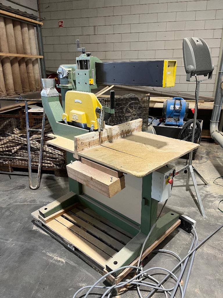 afkortzaag, Doe-het-zelf en Verbouw, Gereedschap | Zaagmachines, Ophalen, Gebruikt, Afkortzaag, 30 tot 70 mm