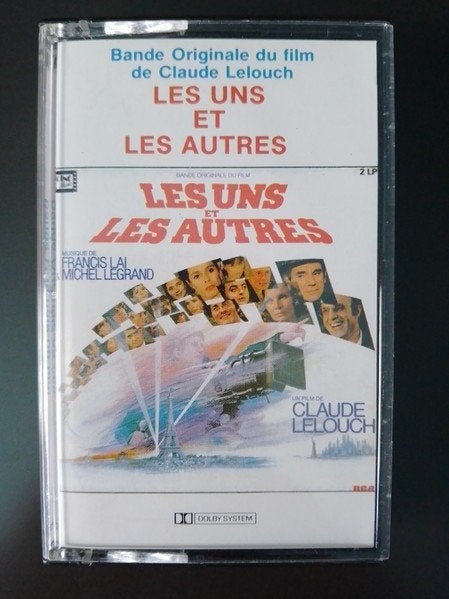 Film soundtrack muziek cassette Les uns et les autres, Gebruikt, Filmmuziek en Soundtracks, Ducoso, 1 bandje