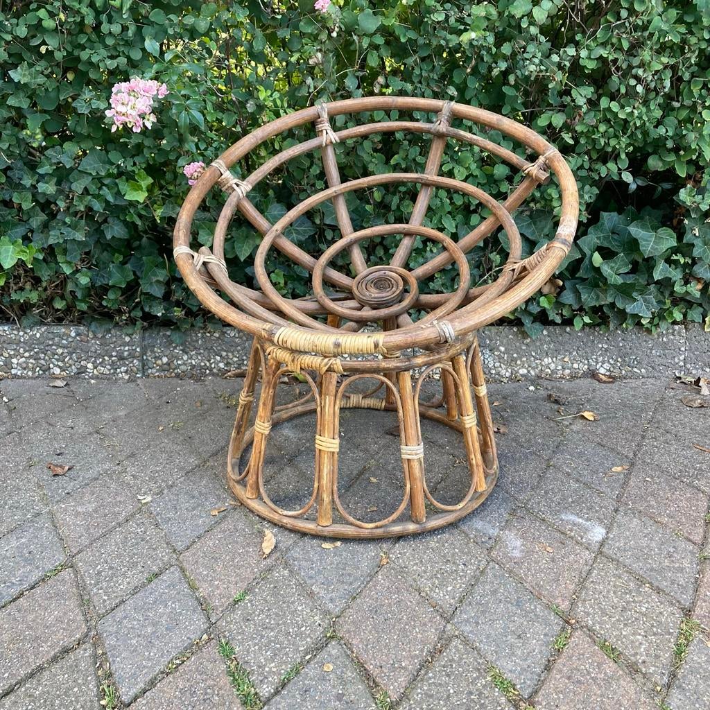 Vintage rotan stoel geschatte periode (1960-1970), Ophalen