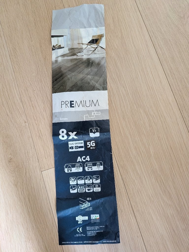 Gezocht: laminaat premium petterson oak grey, 50 tot 150 cm, Nieuw, Ophalen of Verzenden, 10 m² of meer