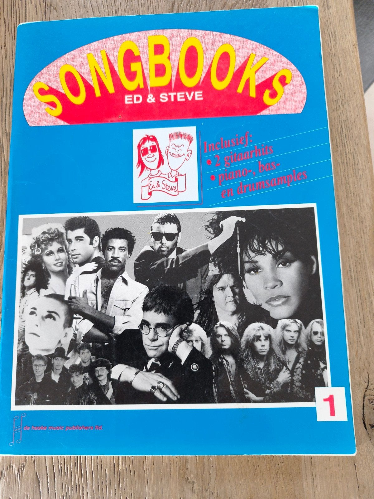 Songbooks Ed & Steve Deel 1 - Gitaar, Piano, Bas, Drums, Gebruikt, Ophalen of Verzenden, Populair, Gitaar