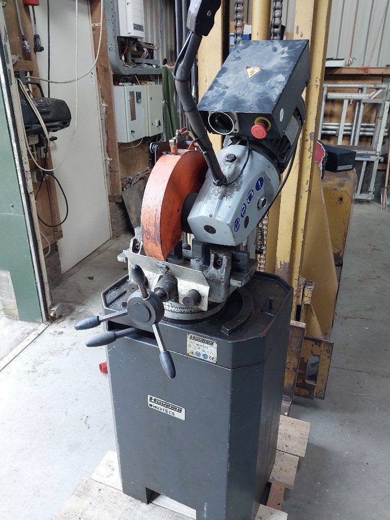 Huvema metaalafkortzaag, Doe-het-zelf en Verbouw, Gereedschap | Zaagmachines, Ophalen, Gebruikt, 70 mm of meer, Huvema