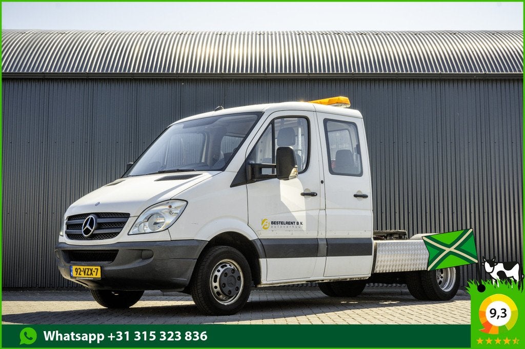 Mercedes-Benz Sprinter 518 CDI 3.0 180PK | Be-Trekker 8.7T |, Auto's, Stof, Gebruikt, Zwart, Traction-control