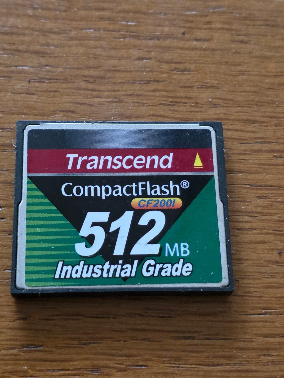Transcend CompactFlash CF200I 512 MB Industrial Grade, Gebruikt, Transcend, Minder dan 2 GB, Ophalen of Verzenden