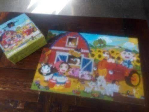 Boederij puzzel, Verzenden, 10 tot 50 stukjes, Zo goed als nieuw