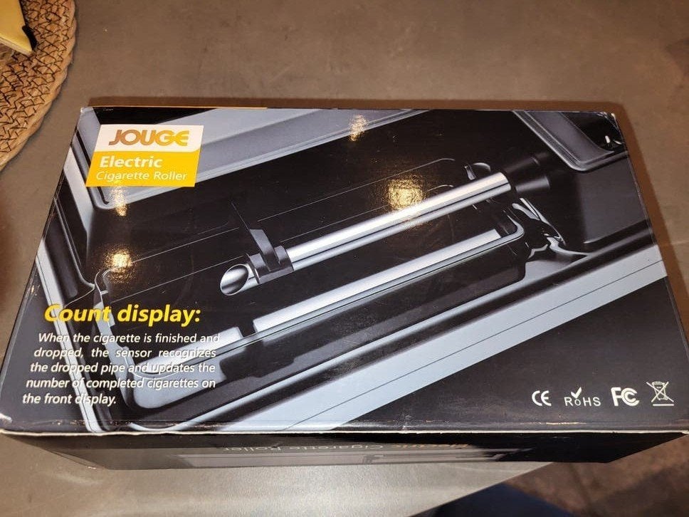 JOUGE Elektrische Sigarettenroller met Teldisplay - Gebruikt, Verzamelen, Ophalen of Verzenden, Zo goed als nieuw, Overige typen