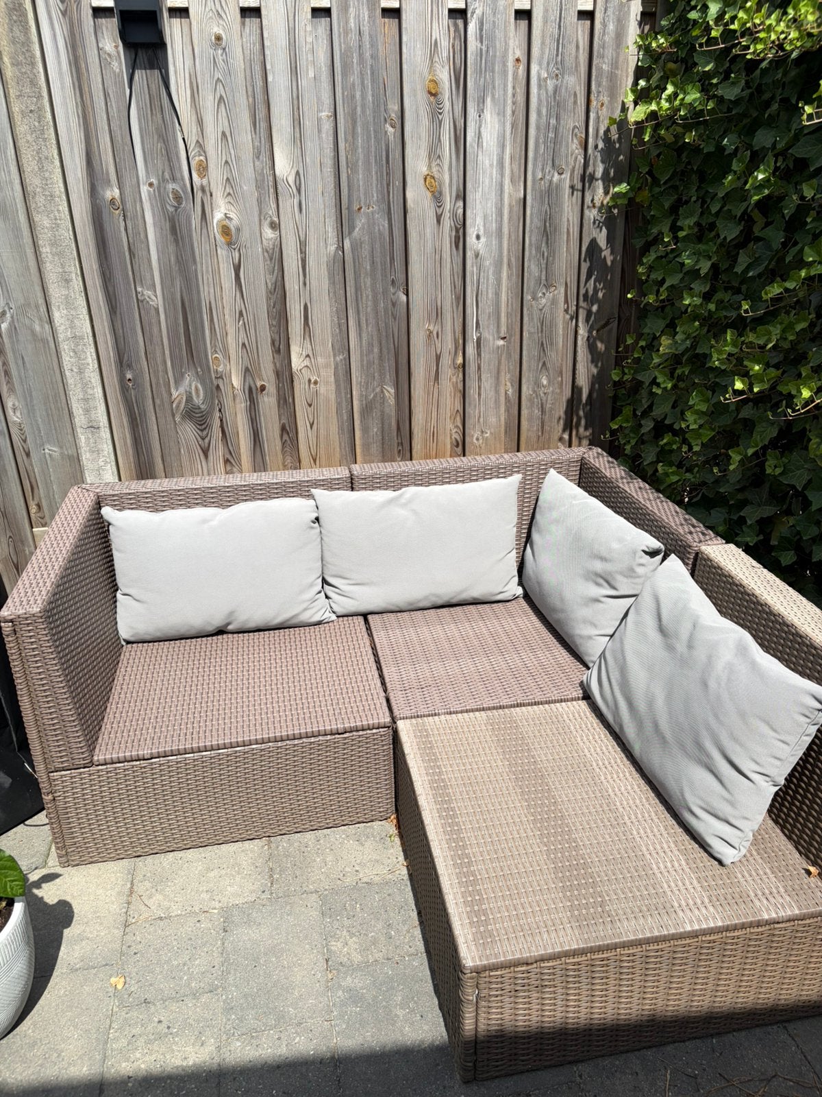 Loungebank tuin, Ophalen, Gebruikt, Bank
