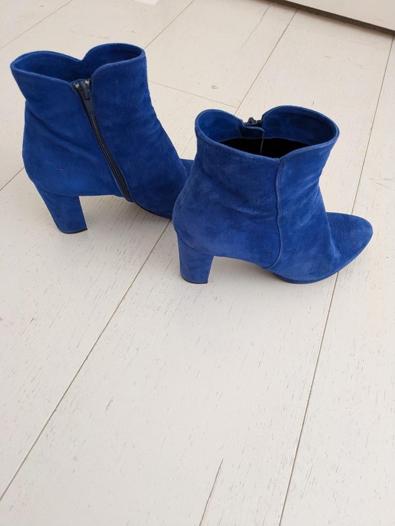 Enkellaarsjes,koningsblauw, maat 38, Kleding | Dames, Schoenen, Blauw, Lage of Enkellaarzen, Ophalen of Verzenden, Gedragen