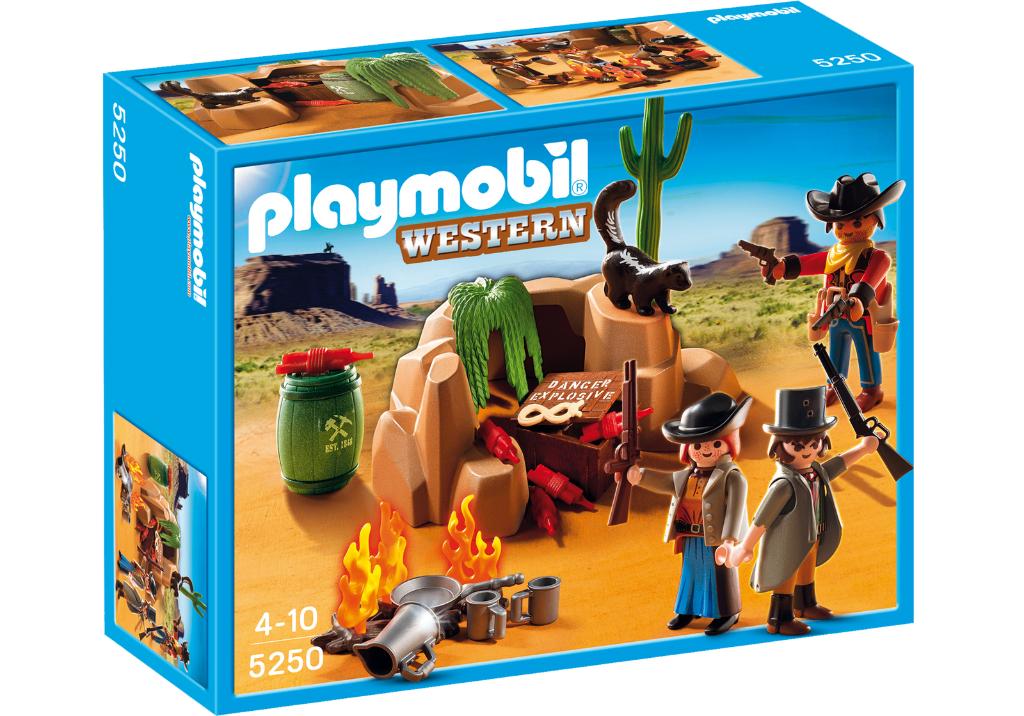 Playmobil Western Bandieten met schuilplaats 5250, Ophalen of Verzenden, Nieuw