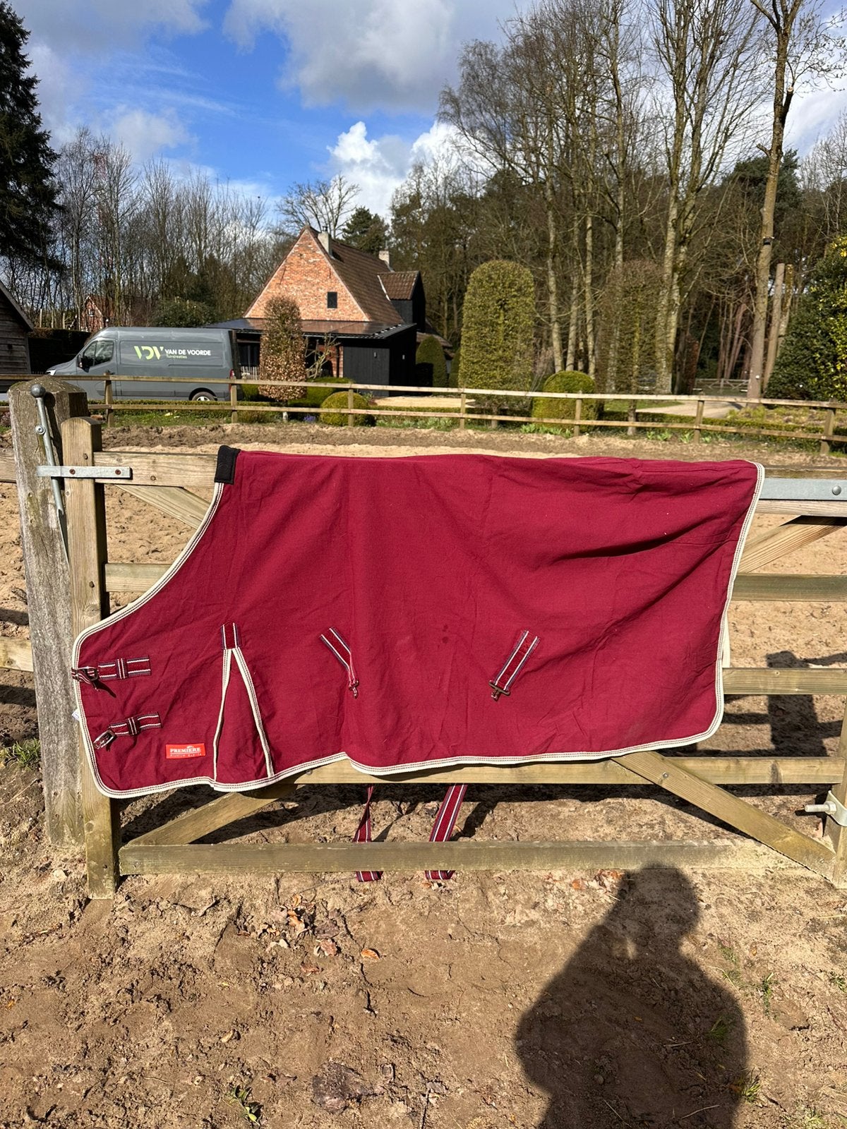 Katoenen deken 175 cm, Dieren en Toebehoren, Paarden en Pony's | Dekens en Dekjes, Ophalen of Verzenden, Zo goed als nieuw
