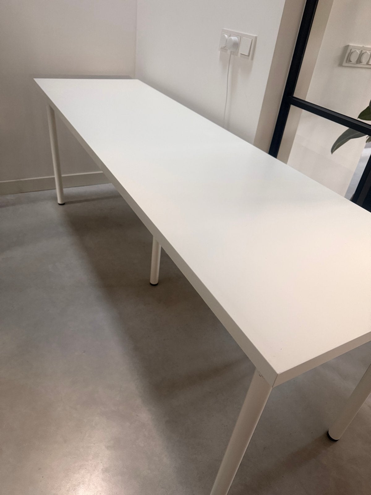 IKEA Lagkapten bureau 200cm, Demontabel, Spaanplaat of MDF, Ophalen of Verzenden, Zo goed als nieuw