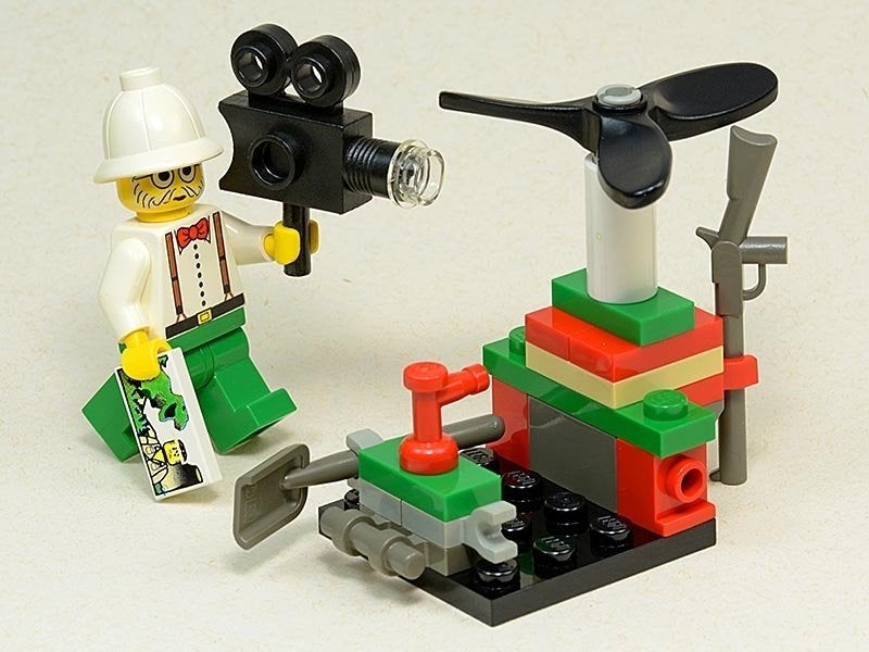 Lego Adventurers Dino Island 5904 Microcopter, Jurassic World, Lego, Ophalen of Verzenden, Complete set