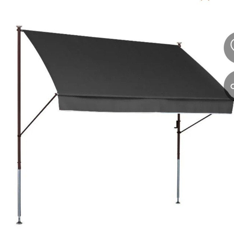 Florabest Clamp Luifel 300x150cm Antraciet / 2 stuks € 100,-, Doe-het-zelf en Verbouw, Ophalen
