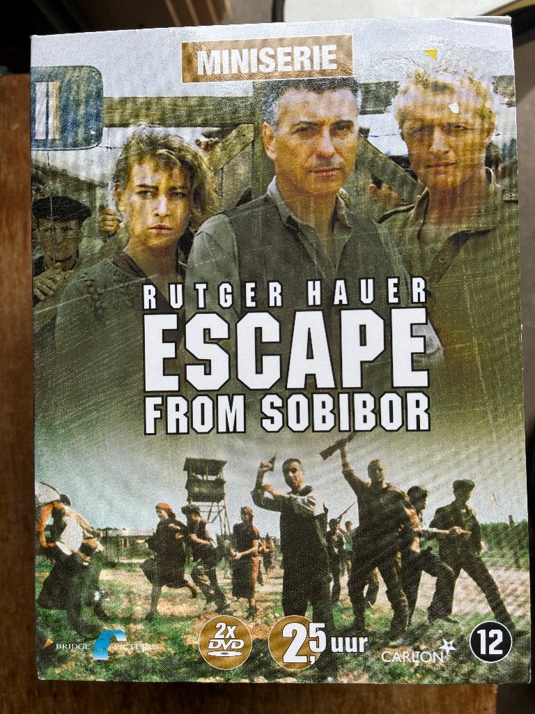 Escape from Sobibor DVD (Oorlog , drama), Vanaf 16 jaar, Waargebeurd drama, Boxset, Ophalen of Verzenden