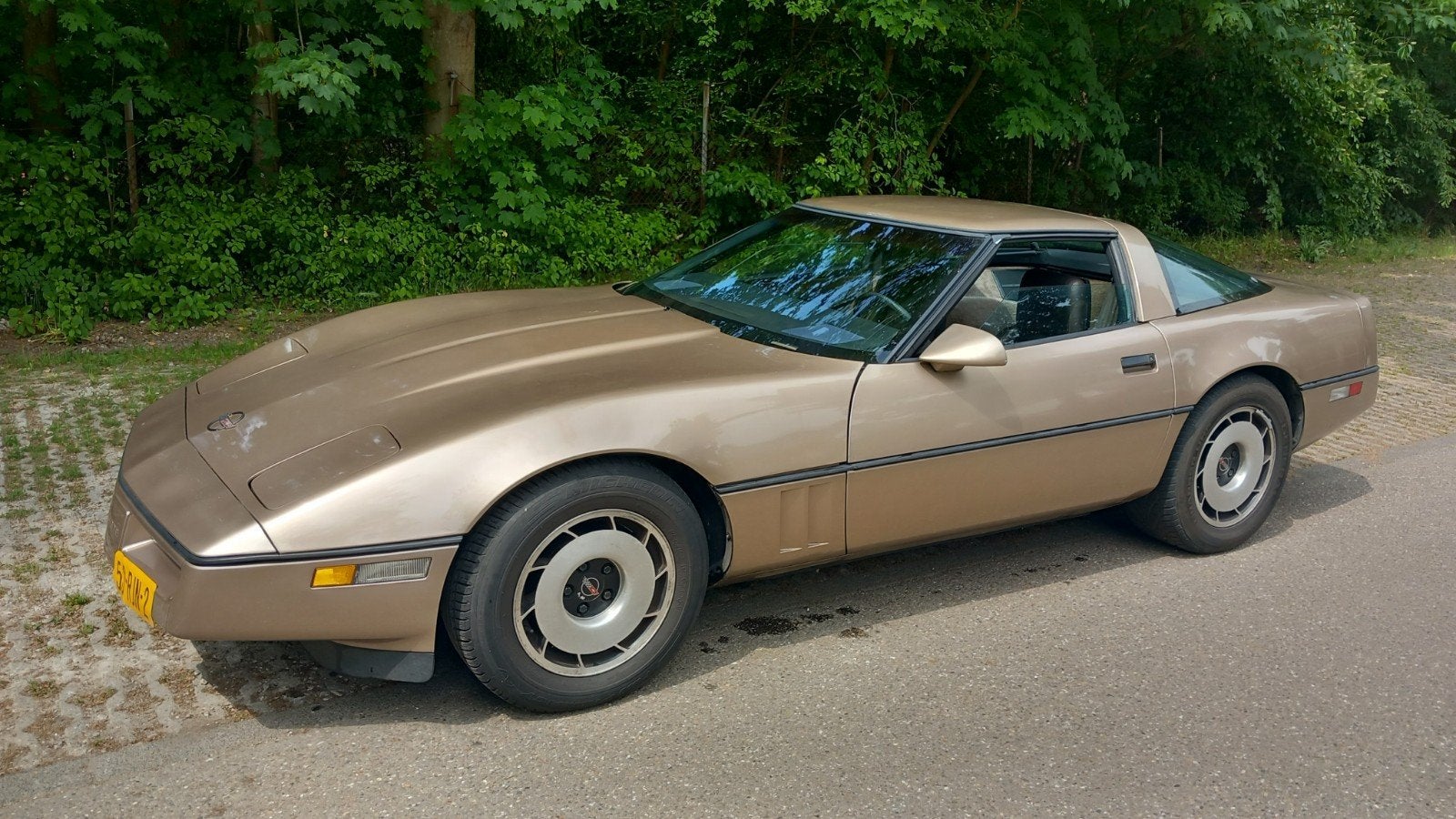 Chevrolet Corvette C4 targa goud, Auto's, Automaat, Achterwielaandrijving, 8 cilinders, 201 pk