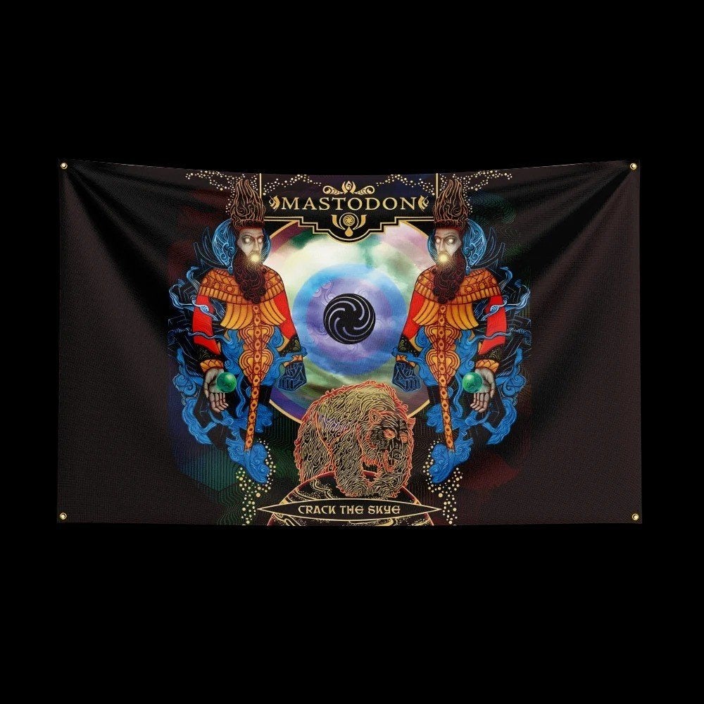 Grote vlaggen Mastodon (150x90cm), Ophalen of Verzenden, Nieuw