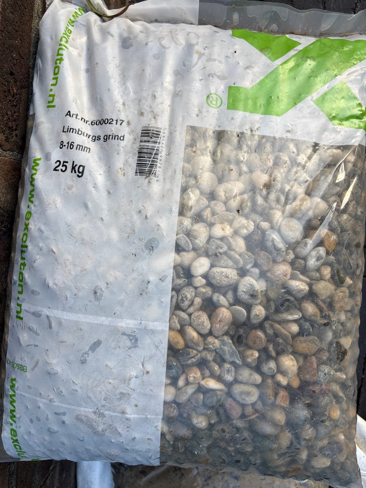 Gratis Limburgs grind 8-16 mm, 100 kg -, Ophalen, Overige materialen, Nieuw, Grind