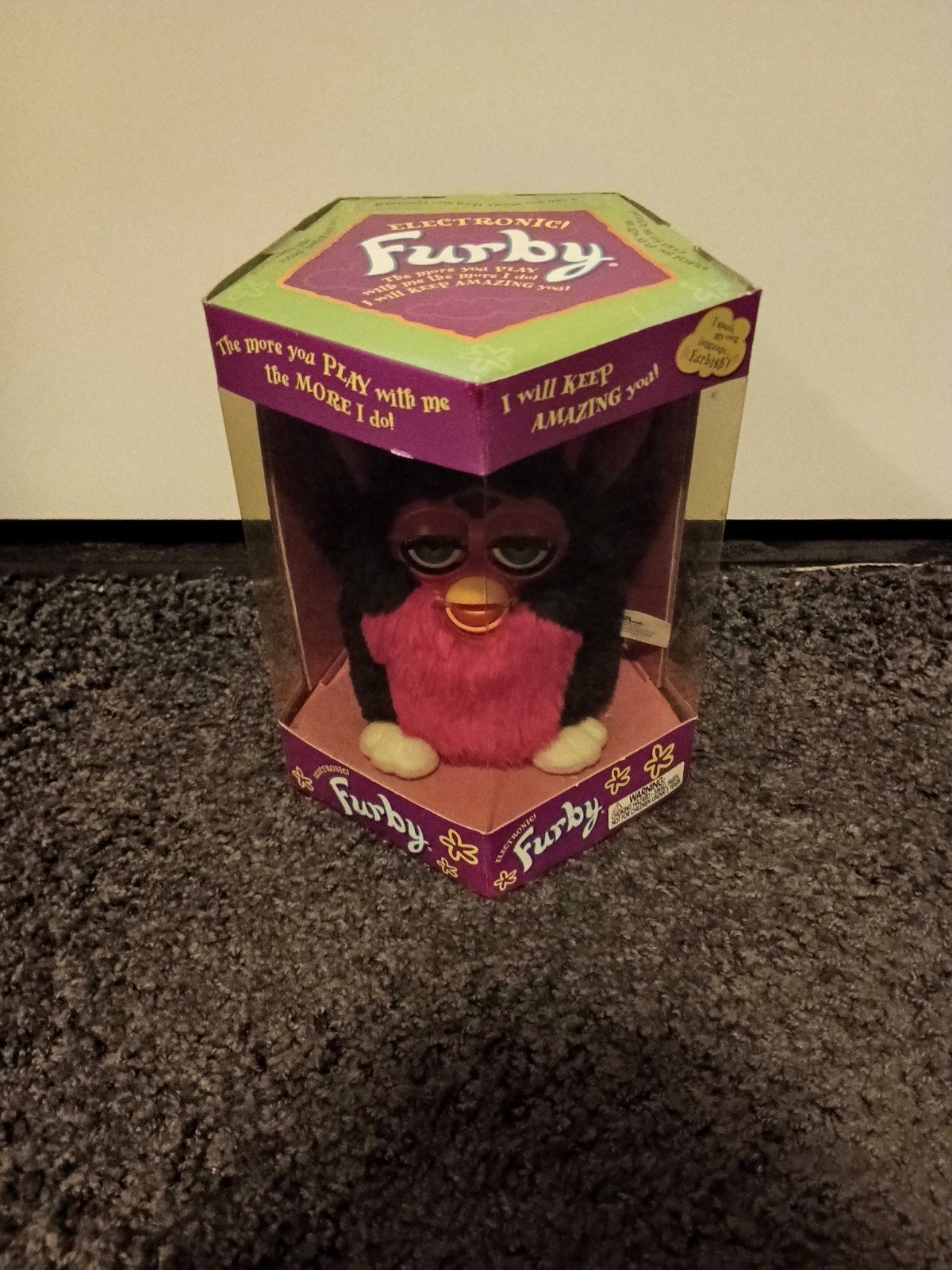 Vintage Furby Juicy Grape nieuw in doos, Ophalen of Verzenden