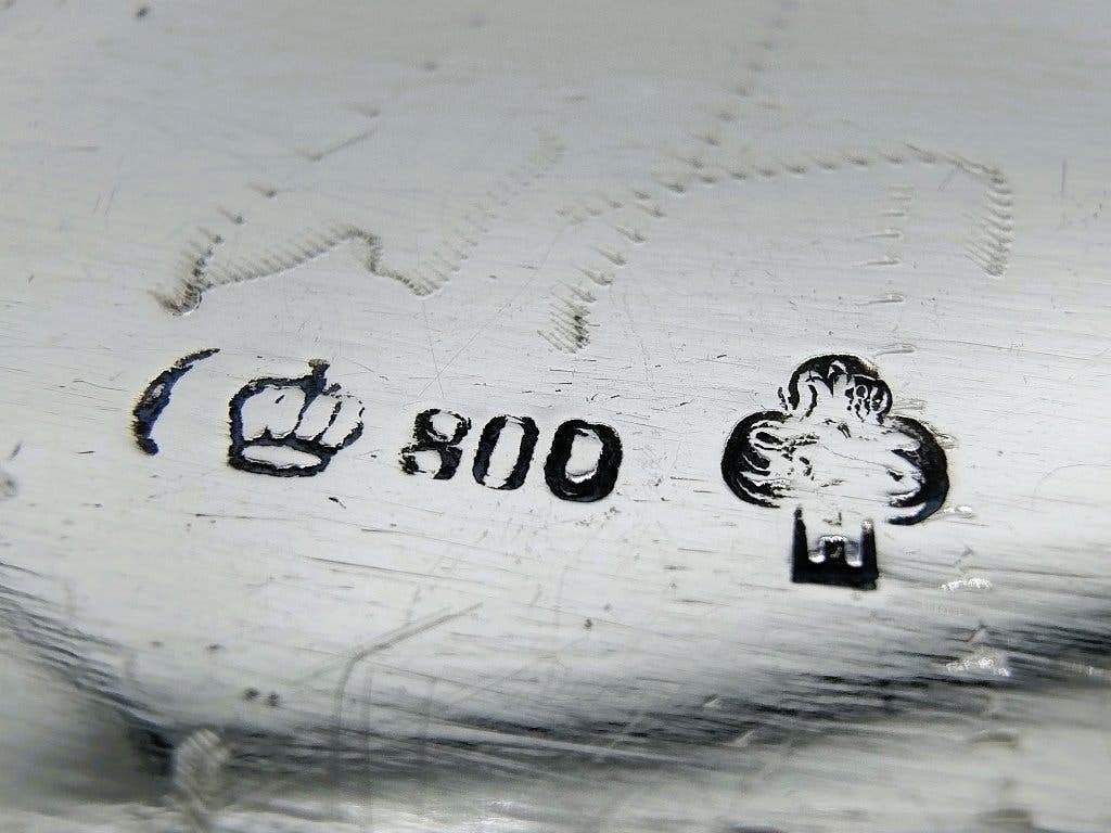 Zilveren geboortebeker, Storck & Sinsheimer, Hanau Duitsland, Verzenden, Zilver