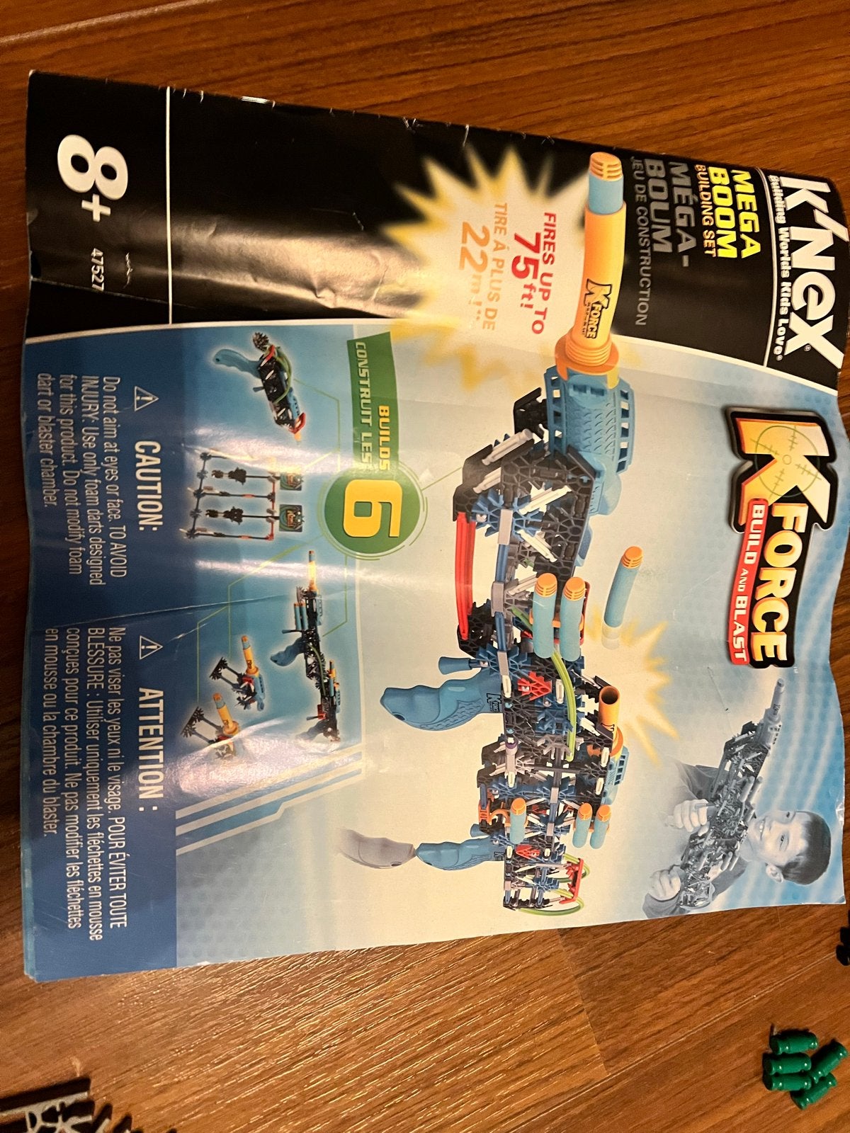 K'nex K-FORCE Mega Boom Building Set, Ophalen of Verzenden, Zo goed als nieuw, K'nex