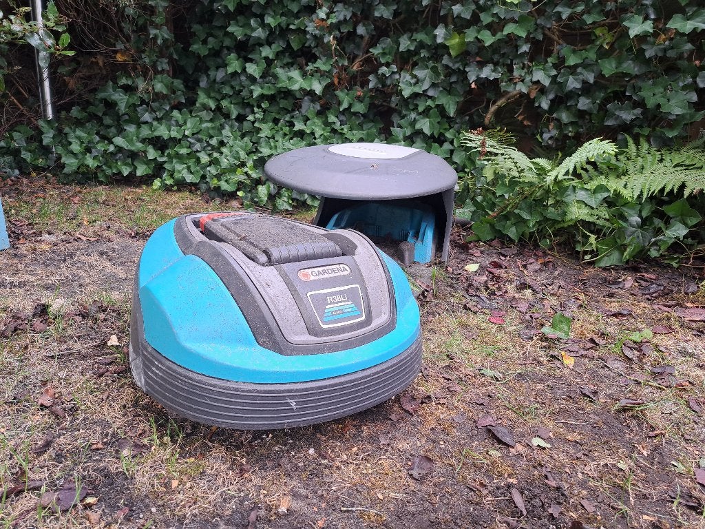Gardena grasmaaier, Ophalen, Gebruikt, Accu-grasmaaier, Gardena