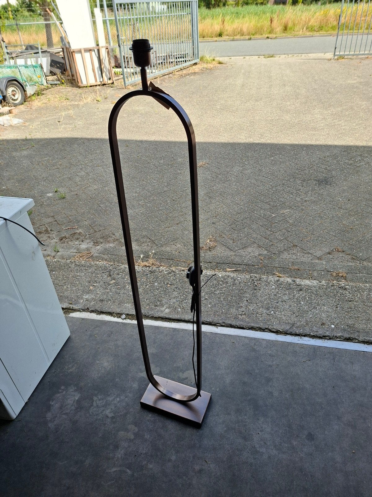 Goudkleurige vloerllamp  40  euro, Huis en Inrichting, Ophalen