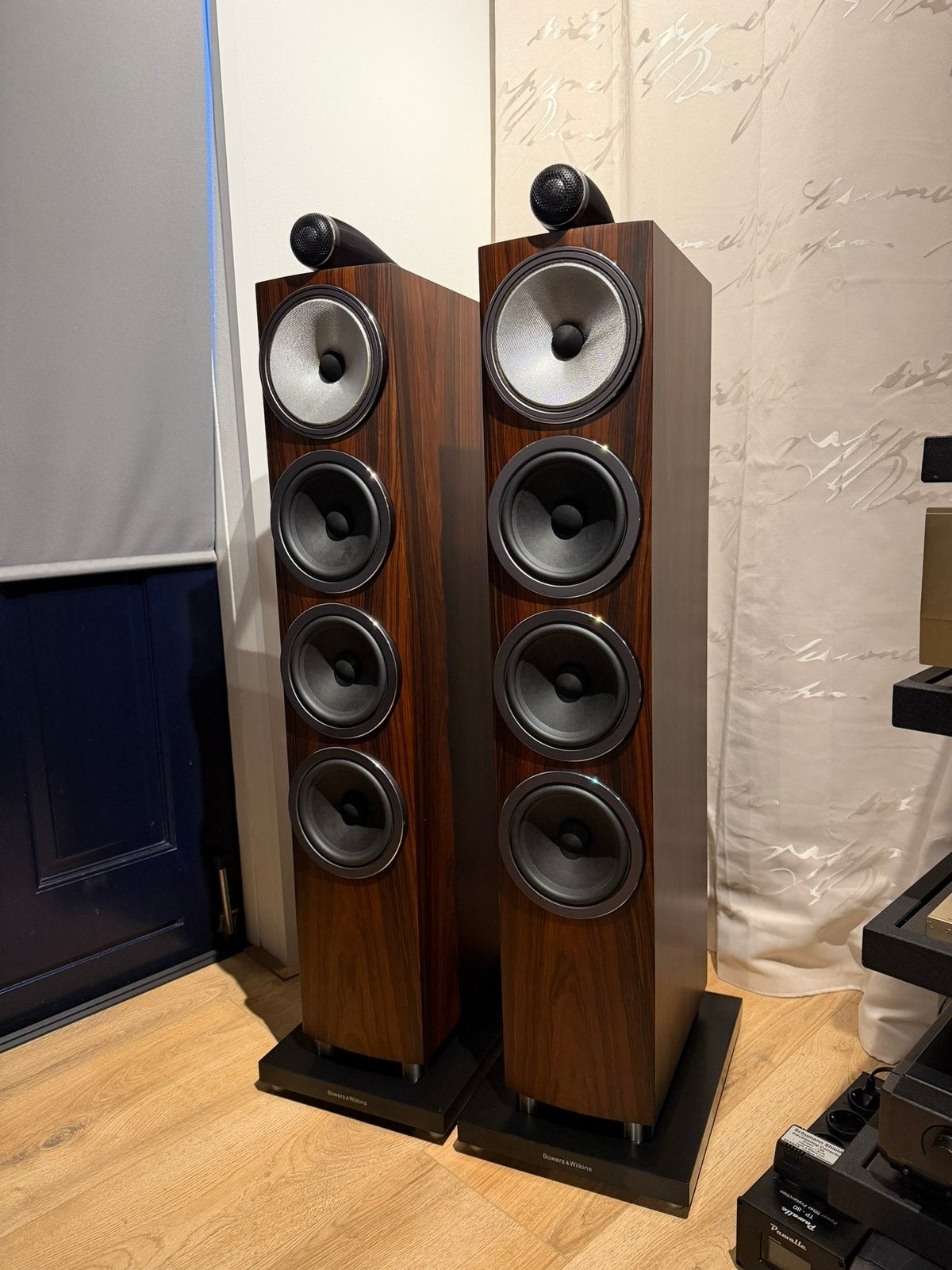Mooie B&W 702 S3 Mocha Luidsprekers - High-End Set, Audio, Tv en Foto, 150 watt of meer, Vloerstaande luidspreker, Basreflex, Ophalen of Verzenden