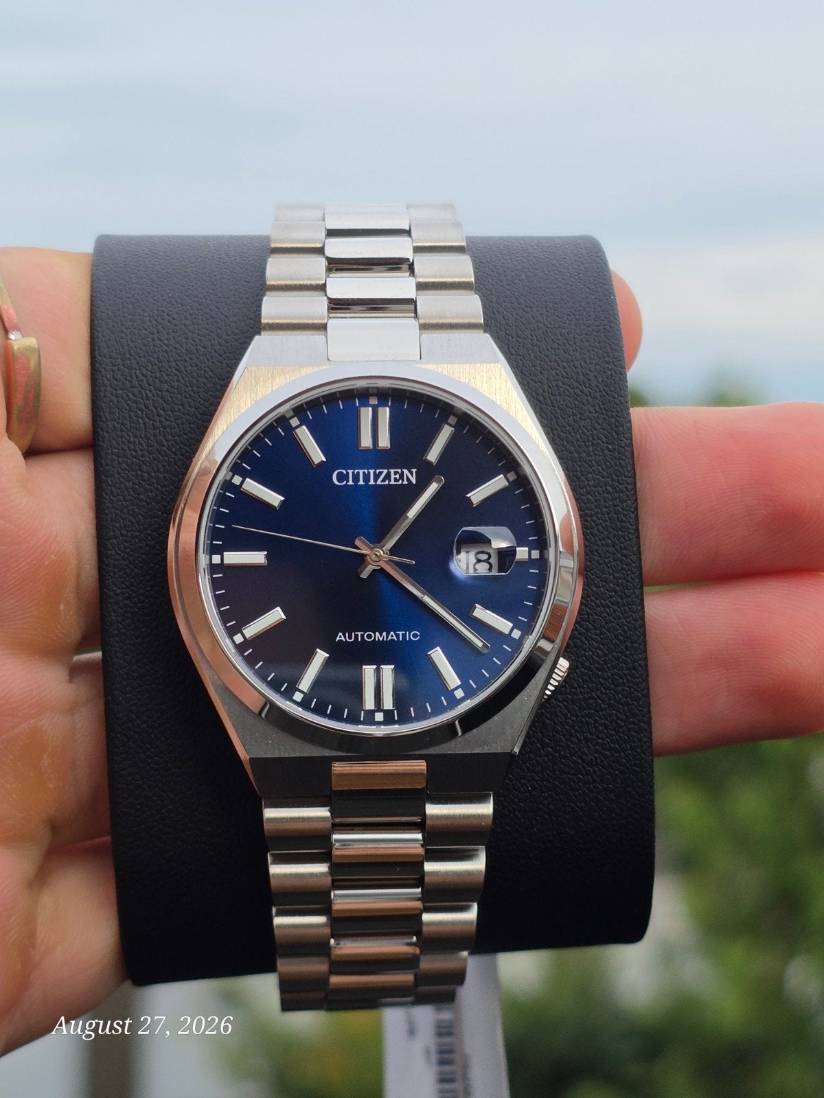 Citizen Tsuyosa NJ0150-81L Blue Automatic 40mm | New, Citizen, Nieuw, Waterdicht, Verzenden