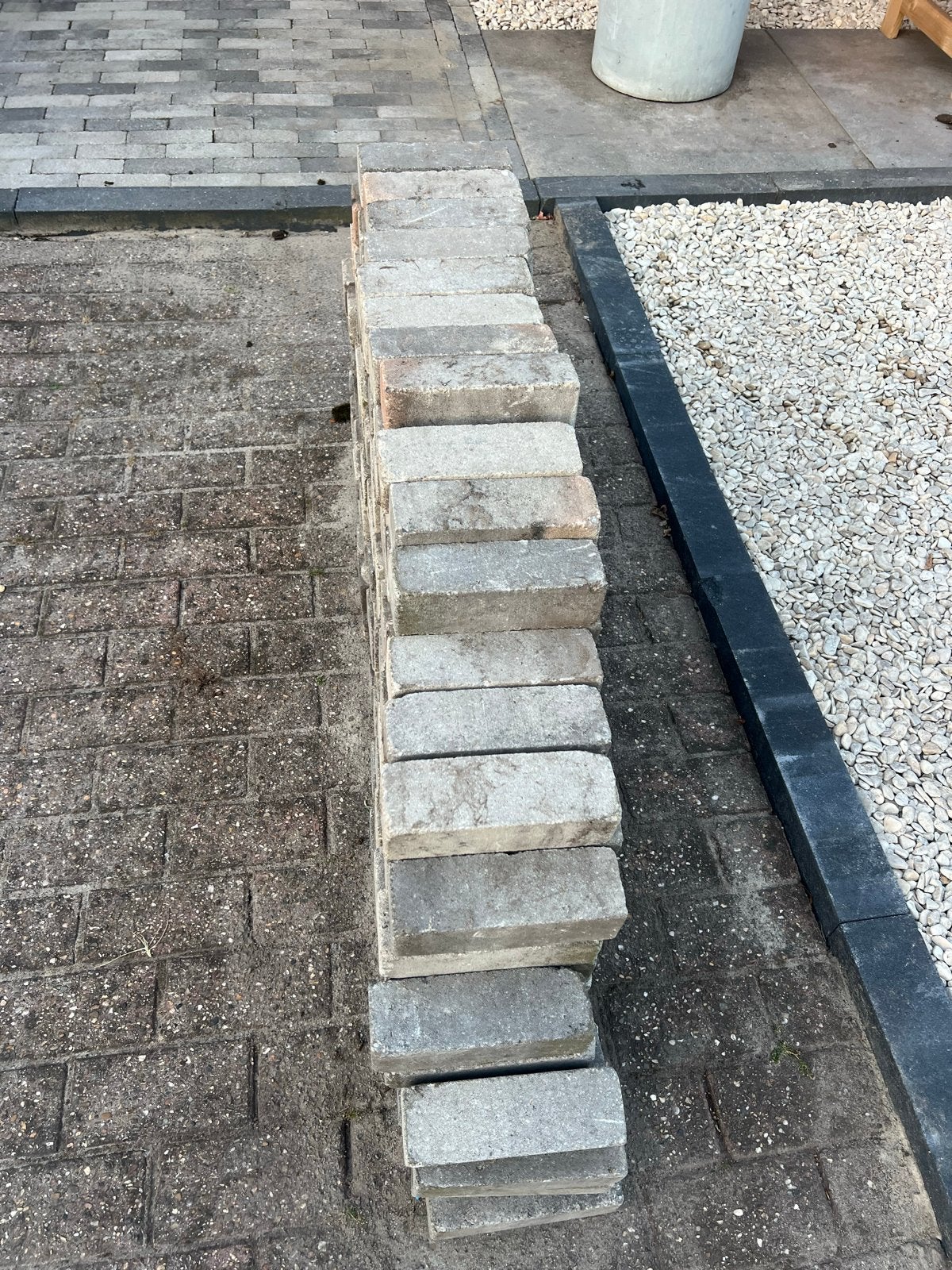 Klinkers voor Tuin of Oprit, Tuin en Terras, Tegels en Klinkers, Ophalen, Gebruikt, Klinkers, 10 m² of meer