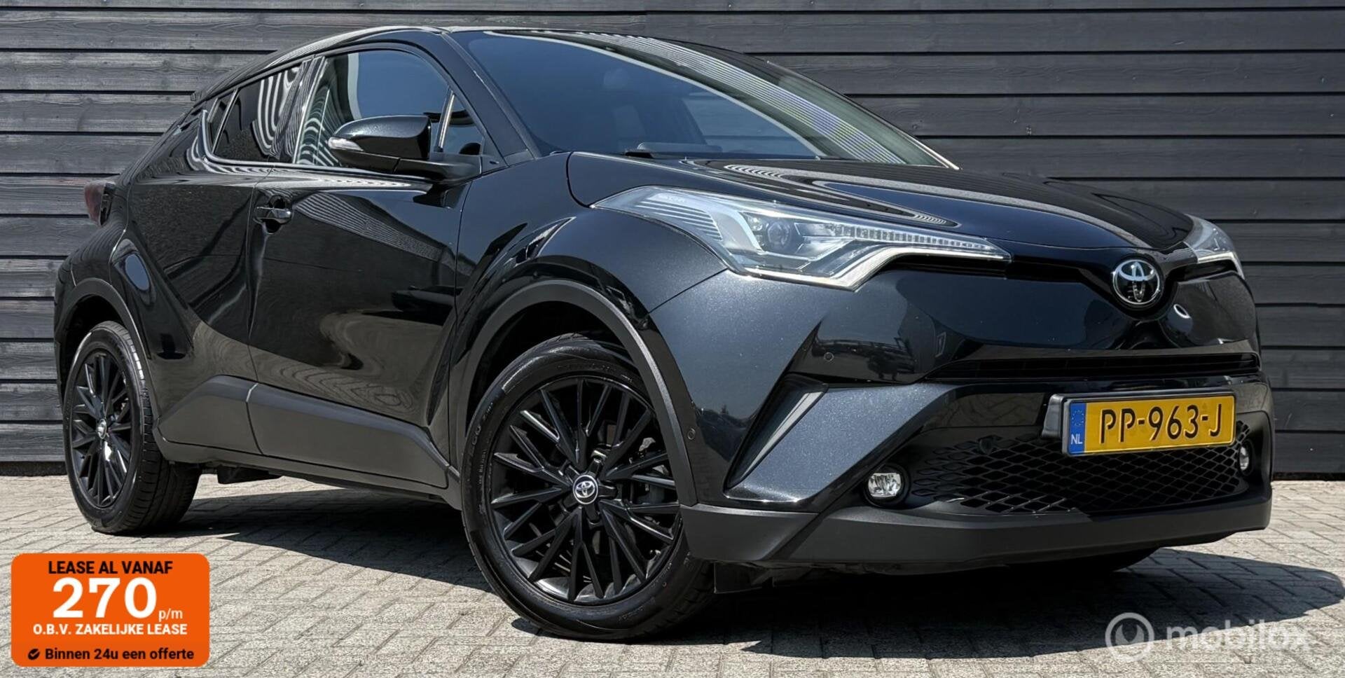 Toyota C-HR 1.2 Dynamic Camera/JBL!/LED/Black-pack/Winterpak, Auto's, Gebruikt, Euro 6, 4 cilinders, Met garantie (alle)