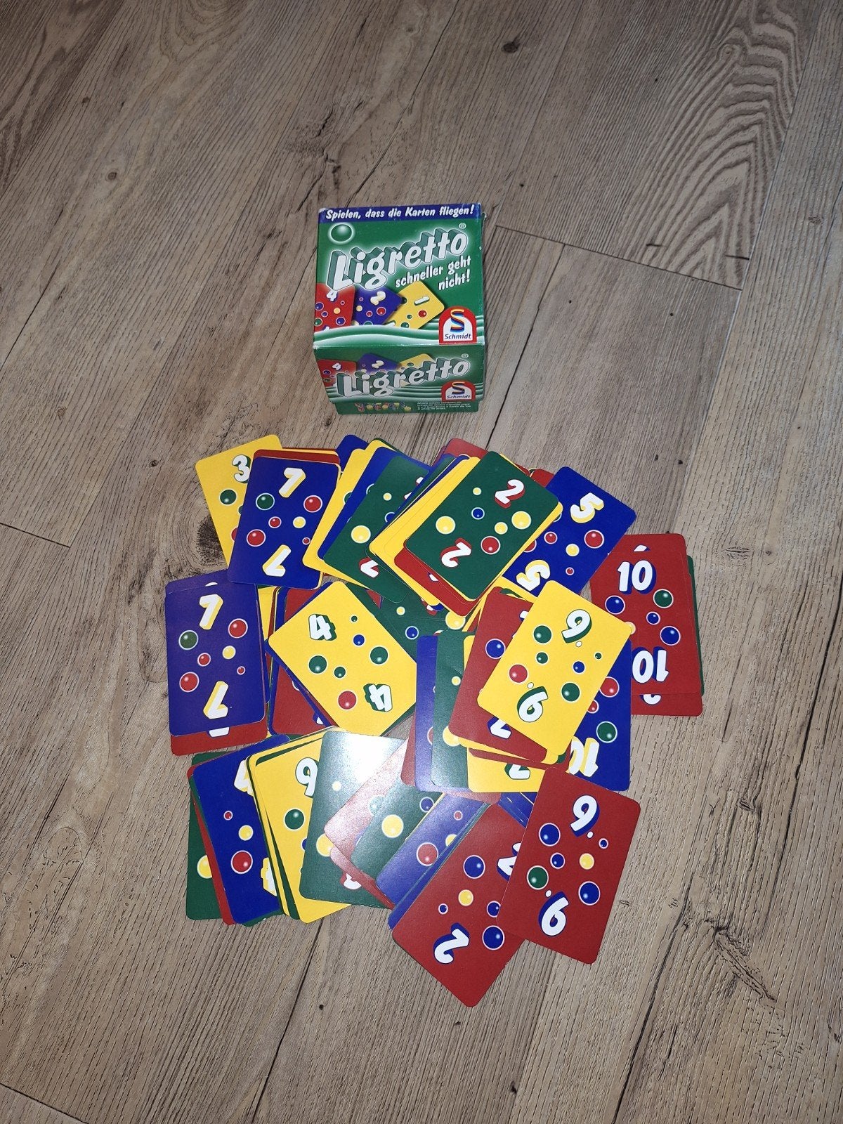 Ligretto Kaartspel - Snel en Spannend Kaartplezier!, Vijf spelers of meer, Ophalen of Verzenden, Gebruikt, Schmidt Spiele