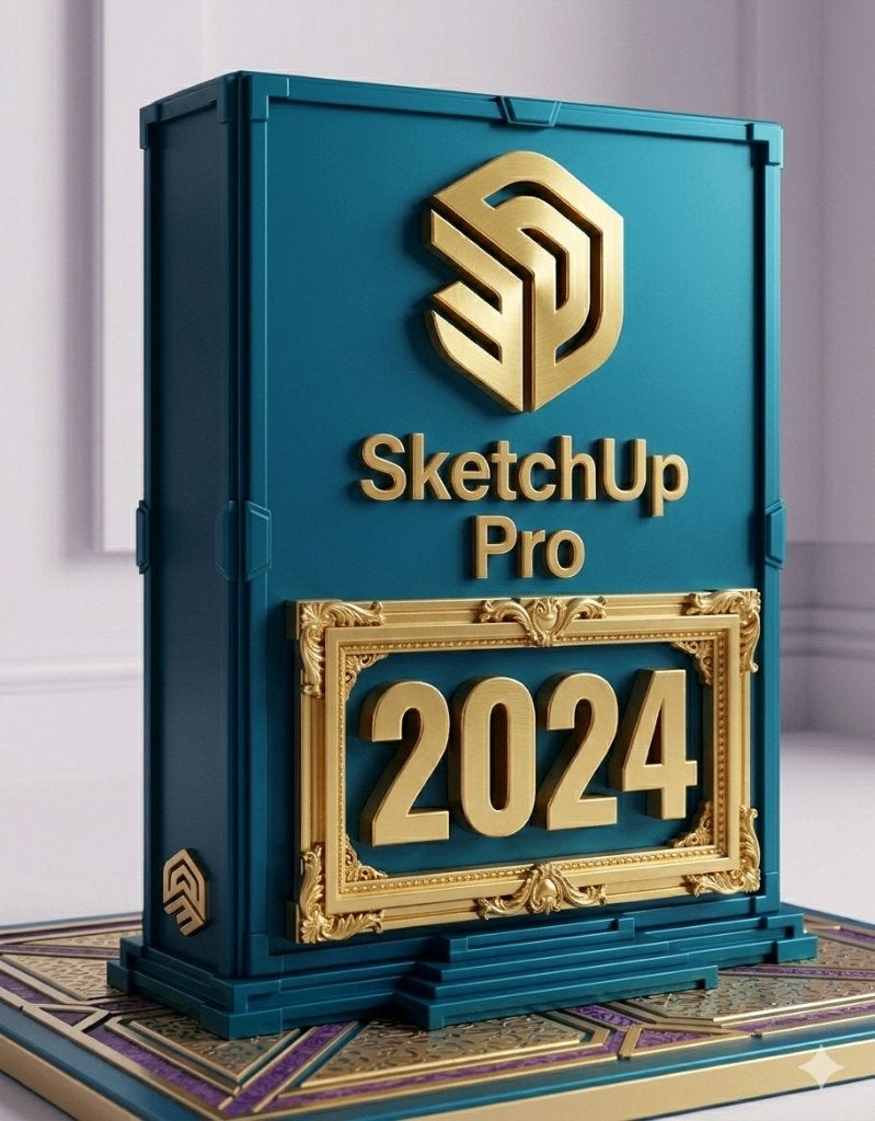 Sketchup Professional 2024, Computers en Software, Ontwerp- en Bewerkingssoftware, Nieuw, MacOS, Windows, Ophalen