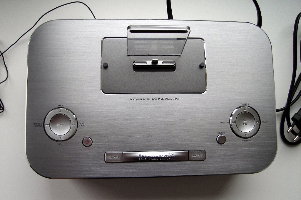 Philips DC 295 Wekkerradio-Docking station voor iPod/iPhone, Ophalen of Verzenden, Nieuw, Audio