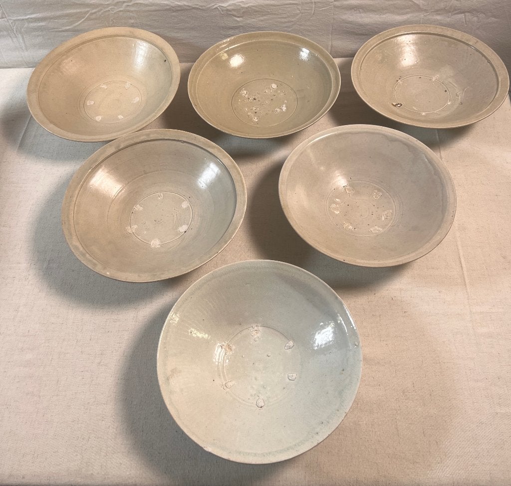 Chinees Song Celadon schalen (6 stuks), Antiek en Kunst, Antiek | Porselein, Ophalen