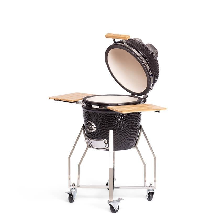 Yakiniku BBQ Kamado EGG Medium met onderstel en zijtafels, Tuin en Terras, Met accessoires, Info@hout-art.nl, Nieuw, Ophalen of Verzenden