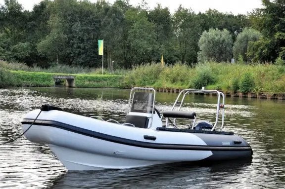 XC Pro 430 RIBBOOT – 40 PK Suzuki - Trailer - afzekzeil, Ophalen, Gebruikt, Motor en Techniek, Motorboot