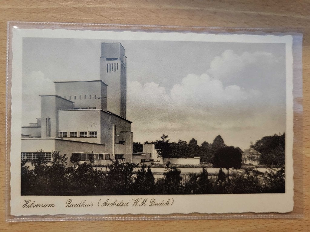 ansicht HILVERSUM Raadhuis Dudok, Ophalen of Verzenden, Voor 1920, Noord-Holland