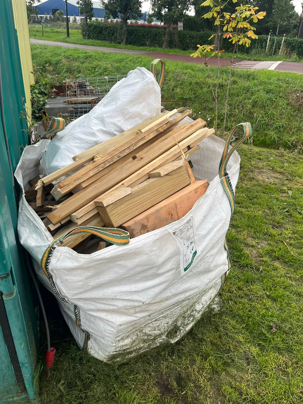 Bigbag sloophout - ideaal voor brandhout of aanmaakhout, Tuin en Terras, Ophalen, Overige houtsoorten