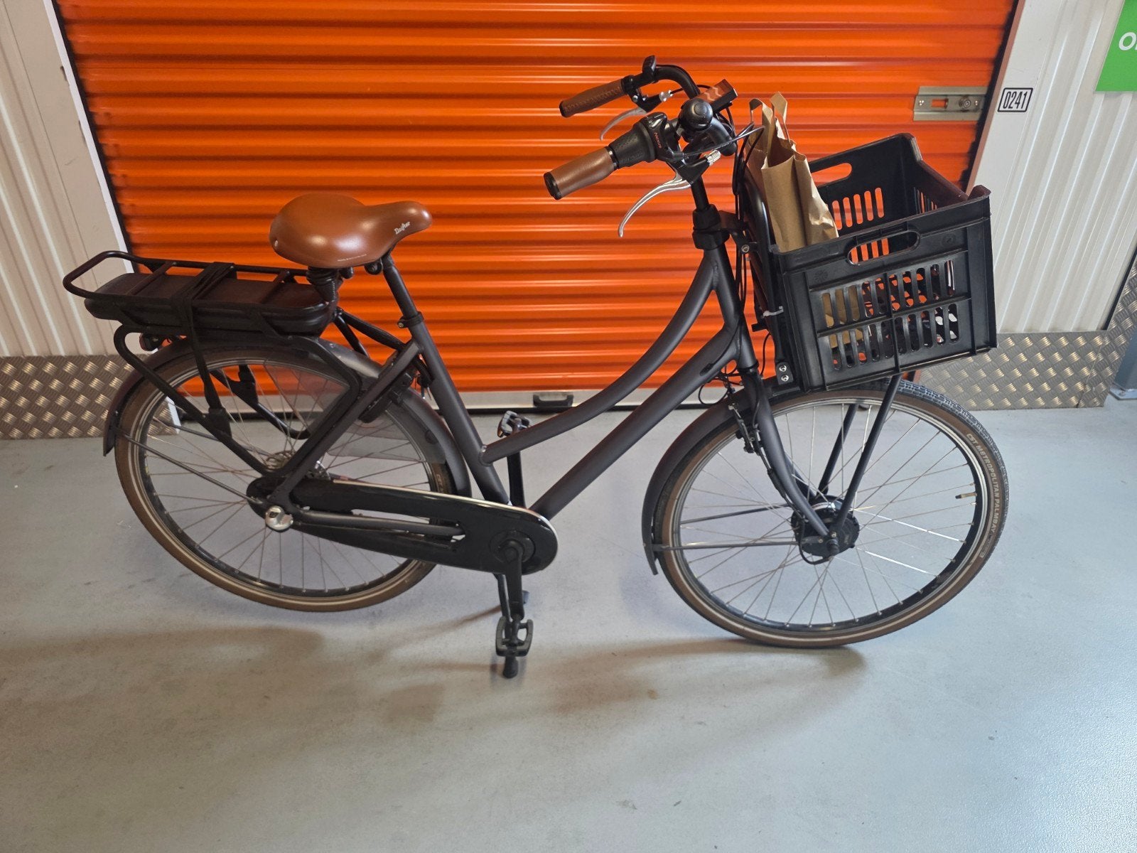 Elektrische transportfiets Bafang, z.g.a.n., 100+ km bereik, Fietsen en Brommers, Ophalen of Verzenden, Zo goed als nieuw, Cortina
