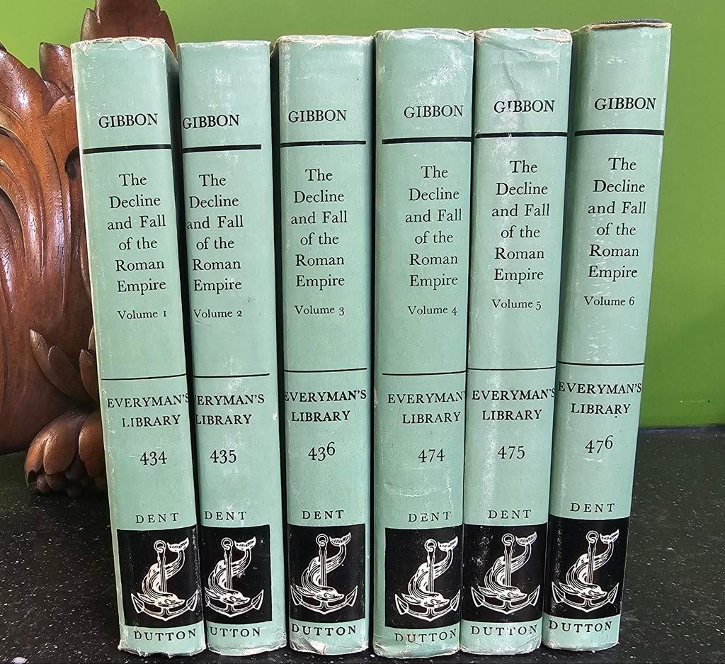 The Decline and Fall of the Roman Empire, 6 delen - Gibbon., Ophalen of Verzenden, Zo goed als nieuw, Europa