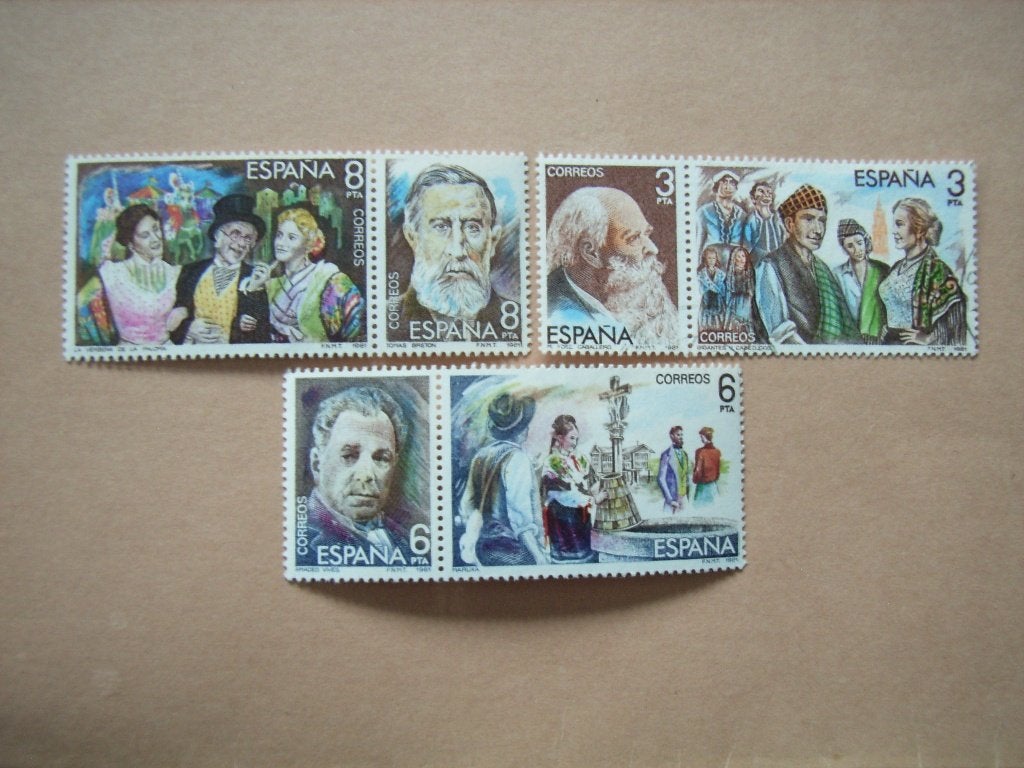 NB   Spanje uit 2539-2544 Pf, Postzegels en Munten, Ophalen of Verzenden, Postfris