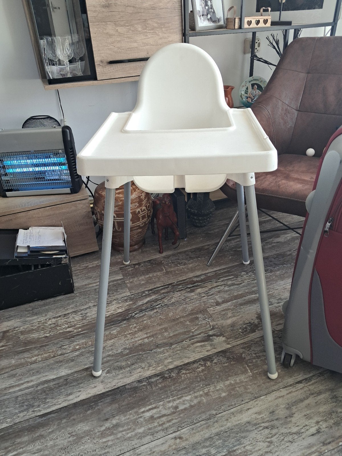 IKEA Antilop kinderstoel met afneembaar eetblad, Kinderen en Baby's, Kinderstoelen, Gebruikt, Ophalen